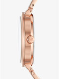  Shop Authentic Michael Kors Garner Quartz Rose Gold Dial Rose Gold Steel Strap Watch For Women - MK6409 - Luxxuri
