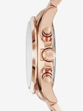  Shop Authentic Michael Kors Bradshaw Chronograph Rose Gold Dial Rose Gold Steel Strap Watch For Women - MK6321 - Luxxuri