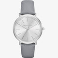  Shop Authentic Michael Kors Jaryn Quartz Silver Dial Grey Leather Strap Watch For Women - MK2470 - Luxxuri