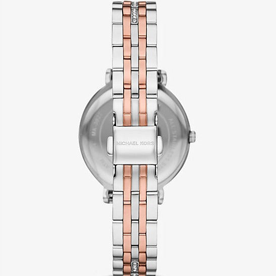  Shop Authentic Michael Kors Cinthia Mother of Pearl Dial Two Tone Steel Strap Watch For Women - MK3831 - Luxxuri
