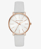  Shop Authentic Michael Kors Pyper Quartz White Dial White Leather Strap Watch For Women - MK2800 - Luxxuri