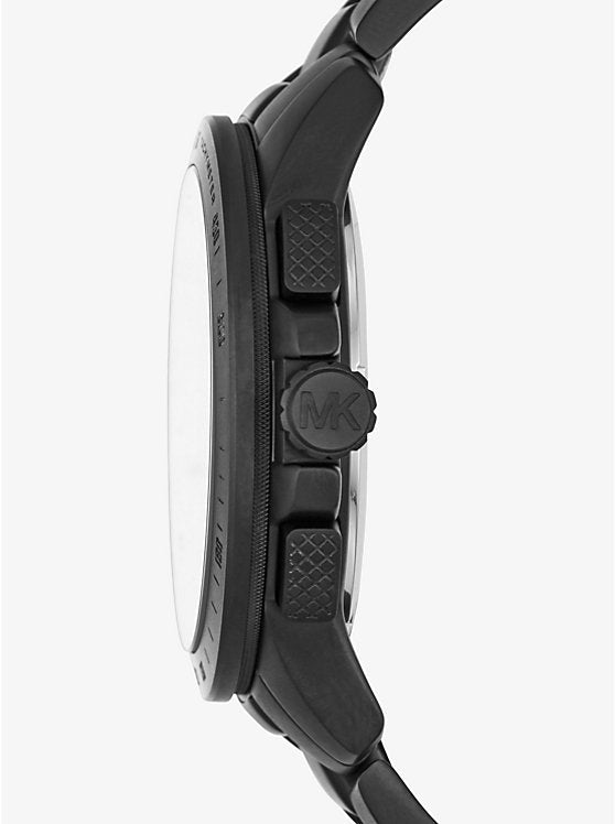  Shop Authentic Michael Kors Ryker Chronograph Black Dial Black Steel Strap Watch For Men - MK8529 - Luxxuri