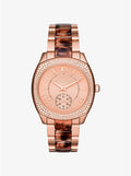  Shop Authentic Michael Kors Bryn Rose Gold Dial Two Tone Steel Strap Watch For Women - MK6276 - Luxxuri