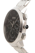  Shop Authentic Hugo Boss Associate Black Dial Silver Steel Strap Watch for Men - 1513267 - Luxxuri