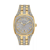  Shop Authentic Bulova Phantom Crystal Silver Dial Two Tone Steel Strap Watch for Men - 98B323 - Luxxuri