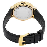  Shop Authentic Movado Ultra Slim Black Dial Black Leather Strap Watch For Women - 0607091 - Luxxuri