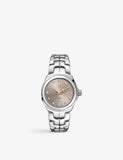  Shop Authentic Tag Heuer Link Quartz Brown Dial Silver Steel Strap Watch for Women - WBC131E.BA0649 - Luxxuri