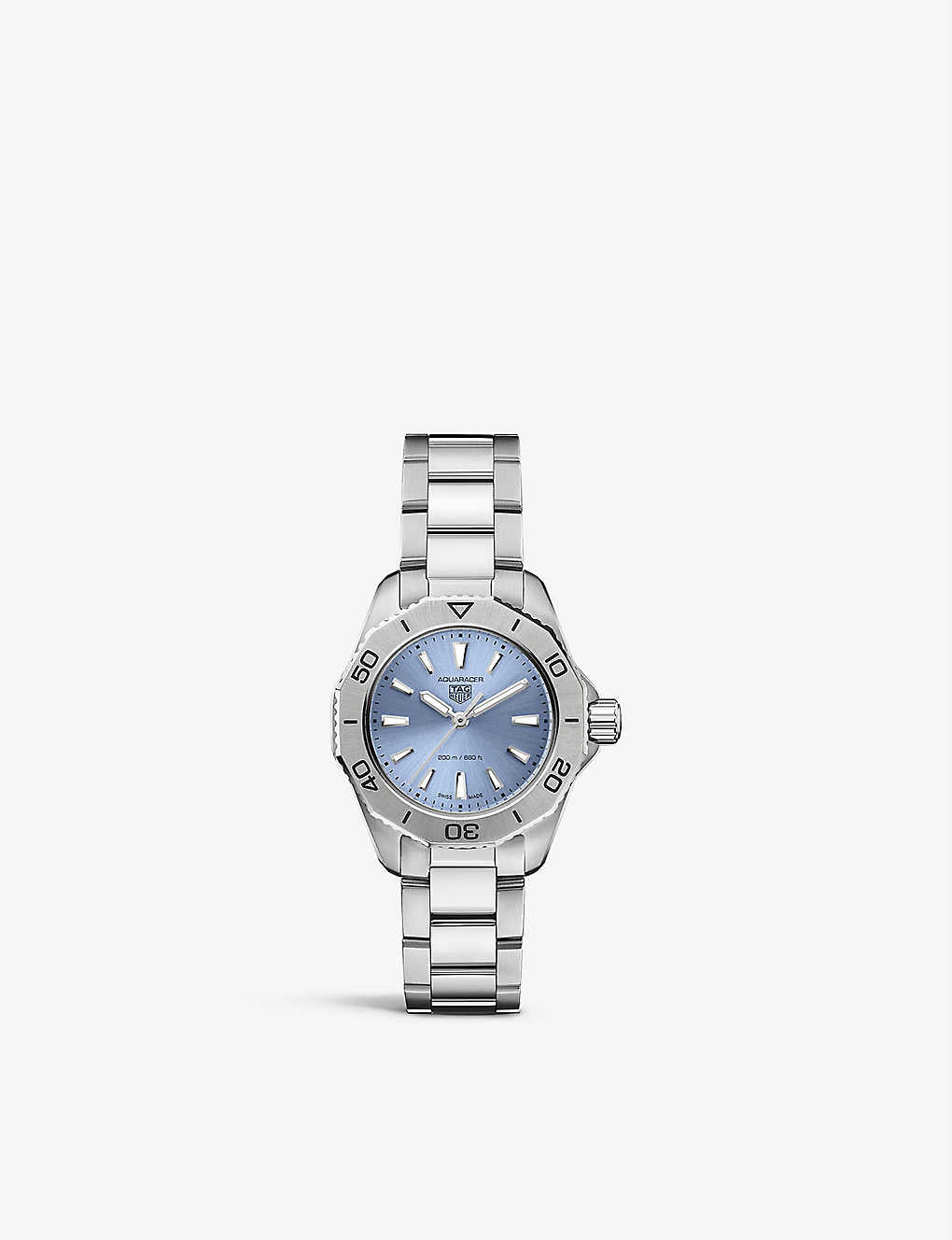 Tag Heuer Aquaracer Professional 200 Quartz Blue Dial Silver Steel Strap Watch for Women - WBP1415.BA0622