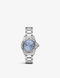  Shop Authentic Tag Heuer Aquaracer Professional 200 Quartz Blue Dial Silver Steel Strap Watch for Women - WBP1415.BA0622 - Luxxuri