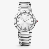  Shop Authentic Bvlgari Bvlgari Bvlgari Lady Diamonds Silver Dial Silver Steel Strap Watch for Women - BVLGARI103696 - Luxxuri