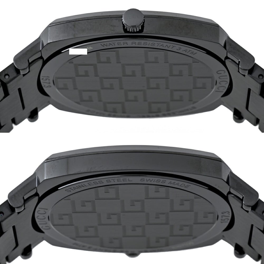  Shop Authentic Gucci Grip Quartz Grey Dial Grey Steel Strap Watch For Men - YA157429 - Luxxuri