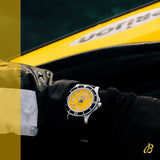  Shop Authentic Breitling Superocean Automatic 44mm Yellow Dial Black Rubber Strap Watch for Men - A17367021I1S1 - Luxxuri