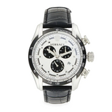  Shop Authentic Versace V-Ray Quartz Silver Dial Black Leather Strap Watch for Men - VDB010014 - Luxxuri