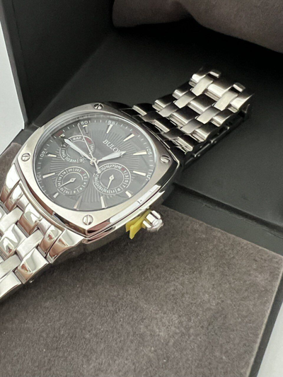  Shop Authentic Bulova Classic Collection Multifunction Grey Dial Silver Steel Strap Watch for Men - 96C148 - Luxxuri