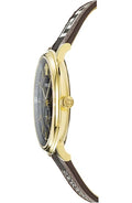  Shop Authentic Versace V-Circle Quartz Black Dial Brown Leather Strap Watch for Men - VEBQ01619 - Luxxuri