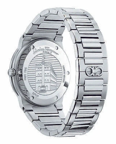  Shop Authentic Salvatore Ferragamo Sapphire Blue Dial Silver Steel Strap Watch for Men - SFHP006-20 - Luxxuri