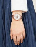  Shop Authentic Michael Kors Sofie Chronograph Mother of Pearl White Dial Rose Gold Steel Strap Watch For Women - MK6576 - Luxxuri