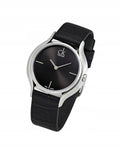  Shop Authentic Calvin Klein Skirt Black Dial Black Leather Strap Watch for Women  - K2U231C1 - Luxxuri