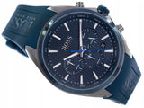  Shop Authentic Hugo Boss Distinct Blue Dial Blue Rubber Strap Watch for Men - 1513856 - Luxxuri