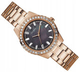  Shop Authentic Guess Sparkler Diamonds Black Dial Rose Gold Steel Strap Watch for Women - GW0111L3 - Luxxuri