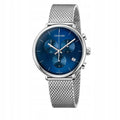  Shop Authentic Calvin Klein High Noon Quartz Blue Dial Silver Mesh Bracelet Watch for Men - K8M2112N - Luxxuri