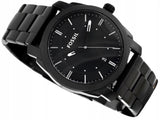  Shop Authentic Fossil Machine Black Dial Black Steel Strap Watch for Men - FS4775 - Luxxuri