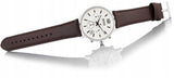  Shop Authentic Hugo Boss Attitude White Dial Brown Leather Strap Watch for Men - 1513609 - Luxxuri