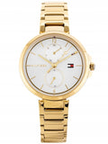  Shop Authentic Tommy Hilfiger Angela White Dial Gold Steel Strap Watch for Women - 1782128 - Luxxuri
