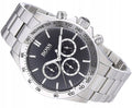  Shop Authentic Hugo Boss Ikon Black Dial Silver Steel Strap Watch for Men - 1512965 - Luxxuri