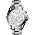 Michael Kors Bradshaw Silver Dial Silver Steel Strap Watch for Men - MK5535