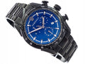  Shop Authentic Versace V-Ray Chronograph Quartz Blue Dial Black Steel Strap Watch For Men - VE2I00521 - Luxxuri
