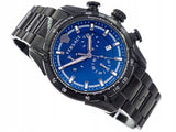  Shop Authentic Versace V-Ray Chronograph Quartz Blue Dial Black Steel Strap Watch For Men - VE2I00521 - Luxxuri