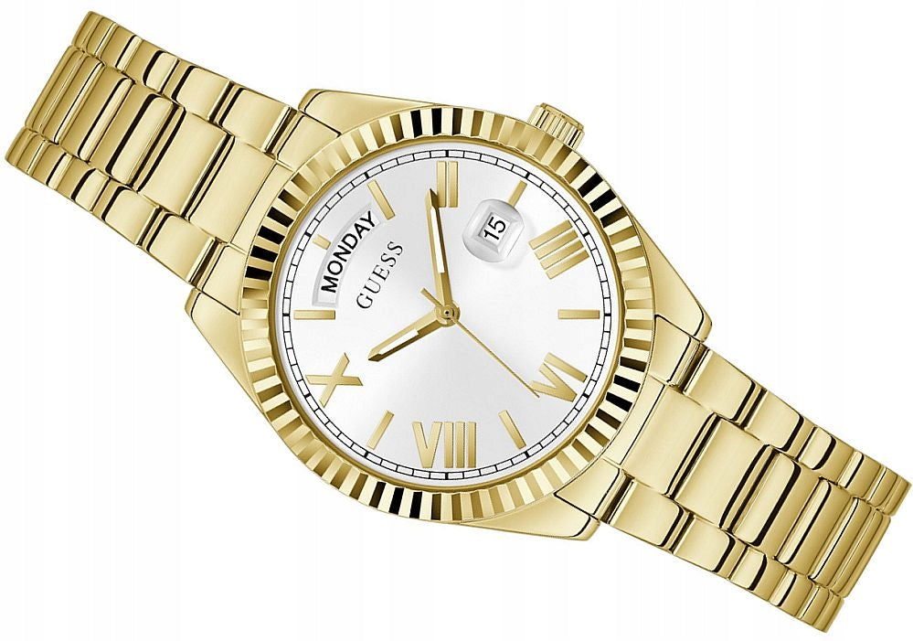  Shop Authentic Guess Luna White Dial Gold Steel Strap Watch for Women - GW0308L2 - Luxxuri
