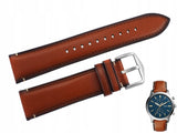  Shop Authentic Fossil Townsman Chronograph Blue Dial Brown Leather Strap Watch for Men - FS5279 - Luxxuri