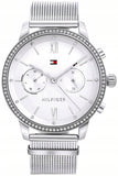  Shop Authentic Tommy Hilfiger Blake Diamonds Silver Dial Silver Mesh Bracelet Watch for Women - 1782301 - Luxxuri