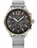  Shop Authentic Tommy Hilfiger Gavin Chronograph Quartz Grey Dial Silver Mesh Bracelet Watch for Men - 1791466 - Luxxuri