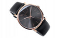  Shop Authentic Calvin Klein Posh Black Dial Black Leather Strap Watch for Men - K8Q316C3 - Luxxuri