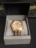  Shop Authentic Guess Continental Diamonds Gold Dial Gold Steel Strap Watch for Men - GW0261G2 - Luxxuri