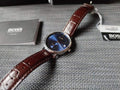  Shop Authentic Hugo Boss Corporal Blue Dial Brown Leather Strap Watch for Men - 151363 - Luxxuri