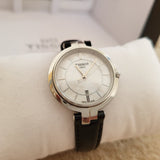  Shop Authentic Tissot T Lady Flamingo Mother of Pearl White Dial Black Leather Strap Watch for Women - T094.210.16.111.00 - Luxxuri