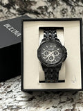  Shop Authentic Bulova Octova Chronograph Black Crystal Dial Black Steel Strap Watch for Men - 98C134 - Luxxuri