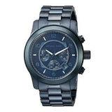  Shop Authentic Michael Kors Runway Chronograph Blue Dial Blue Steel Strap Watch For Men - MK8538 - Luxxuri