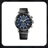  Shop Authentic Hugo Boss Rafale Chronograph Quartz Blue Dial Black Leather Strap Watch For Men - HB1513391 - Luxxuri