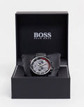  Shop Authentic Hugo Boss Globetrotter Black Dial Black Steel Strap Watch for Men - 1513825 - Luxxuri