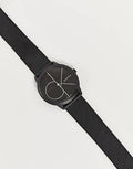  Shop Authentic Calvin Klein Minimal Black Dial Black Mesh Bracelet Watch for Men - K3M514B1 - Luxxuri