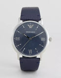  Shop Authentic Emporio Armani Kappa Quartz Blue Dial Blue Leather Strap Watch For Women - AR11012 - Luxxuri