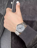  Shop Authentic Emporio Armani Kappa Quartz Grey Dial Silver Mesh Bracelet Watch For Men - AR11068 - Luxxuri