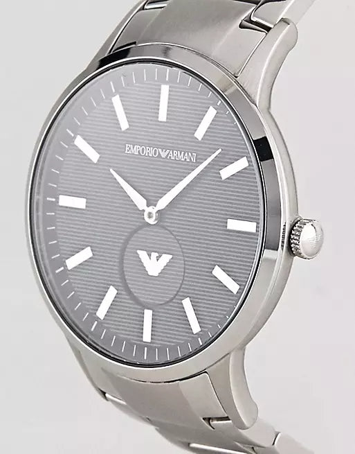  Shop Authentic Emporio Armani Renato Quartz Black Dial Silver Steel Strap  Watch For Men - AR11118 - Luxxuri