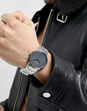  Shop Authentic Emporio Armani Renato Quartz Black Dial Silver Steel Strap  Watch For Men - AR11118 - Luxxuri