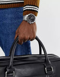  Shop Authentic Emporio Armani Giovanni Chronograph Black Dial Silver Steel Strap Watch For Men - AR11208 - Luxxuri